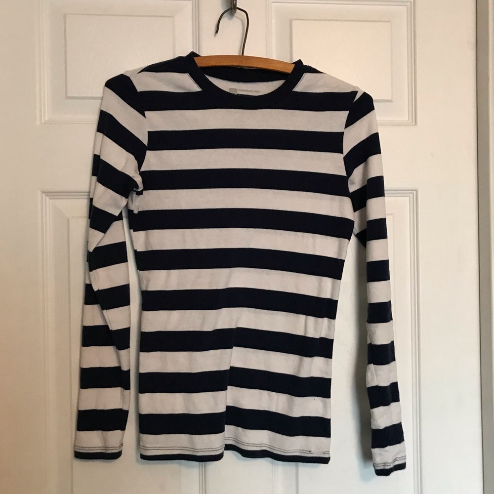 3/$18🤑 GAP Long Sleeve Tee (striped - Navy/white)